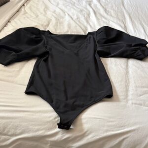 Black Off-Shoulder Bodysuit size medium
